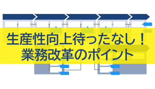 【管理職必見】生産性向上は待ったなし！業務改革のポイントを徹底解説