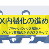 DX内製化の進め方｜ブラックボックス解消とノウハウ蓄積のための3ステップ