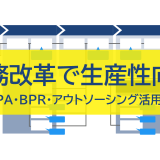 業務改革で生産性向上を実現するには？RPA・BPR・アウトソーシング活用術【管理職必見】