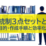 内部統制3点セットとは？概要・目的・作成手順と効率化ツール